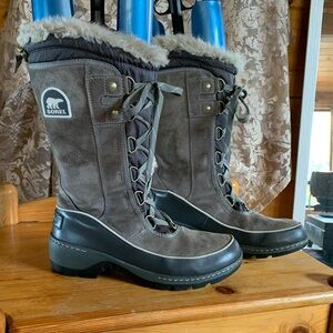 Sorel Women's Tivoli III High winter boots‎ Quarry/Cloud Grey Size 8 Waterproof